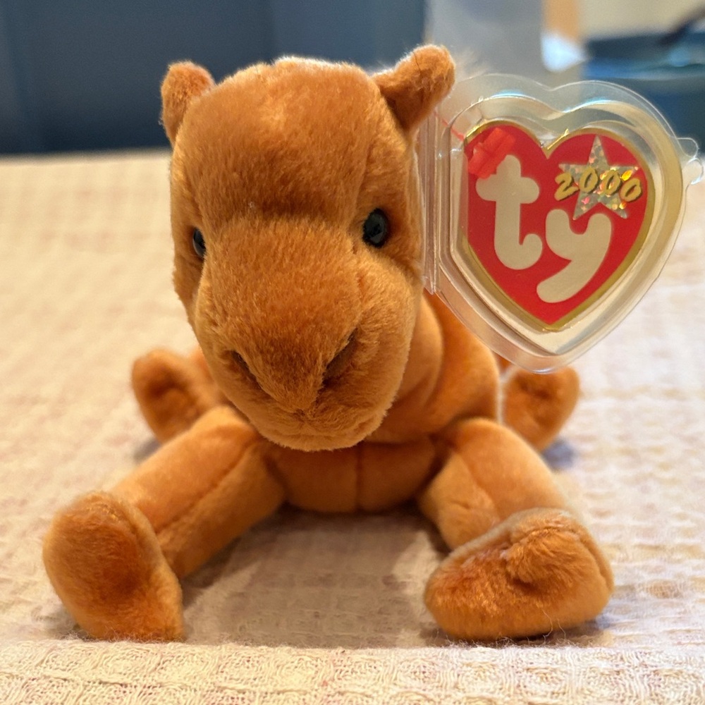 Beanie Baby Camel Niles Plush Toy, Warm Tan